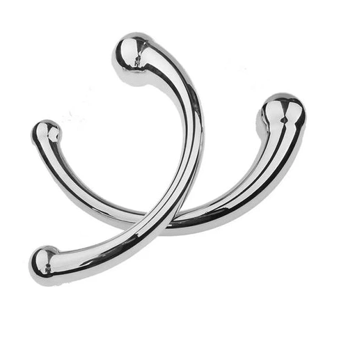 Anal Hooks Anal Hook Steel Elegant Stainless 5858 Ended Double 0728